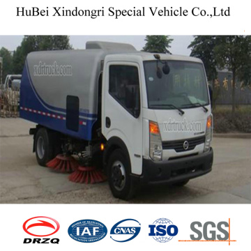 3cbm Dongfeng Nissan Compact Road Sweeper Truck Euro3